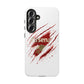 Arsenal Inspired Ripped Claw Phone Case — Football Fan Protective Cover