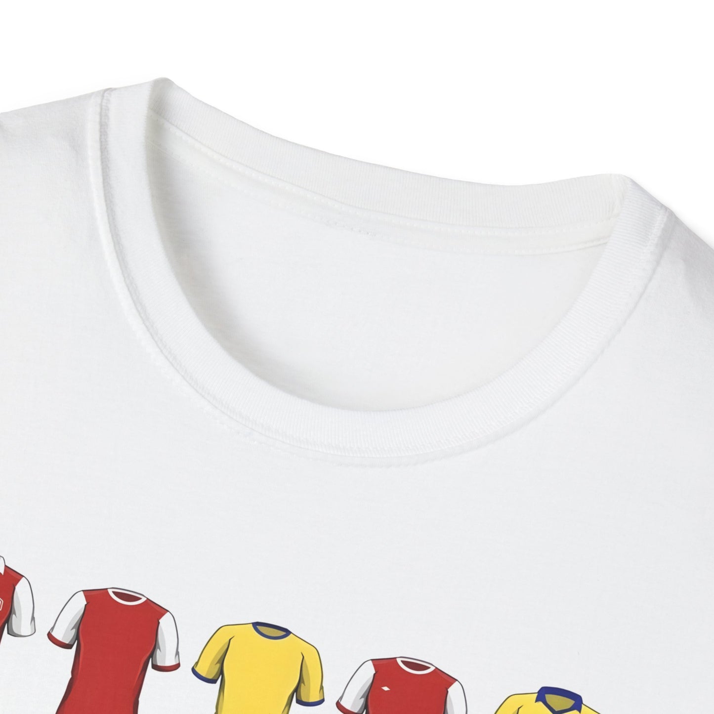 Soccer Jersey Icons T-Shirt — Retro Football Kit Grid Tee