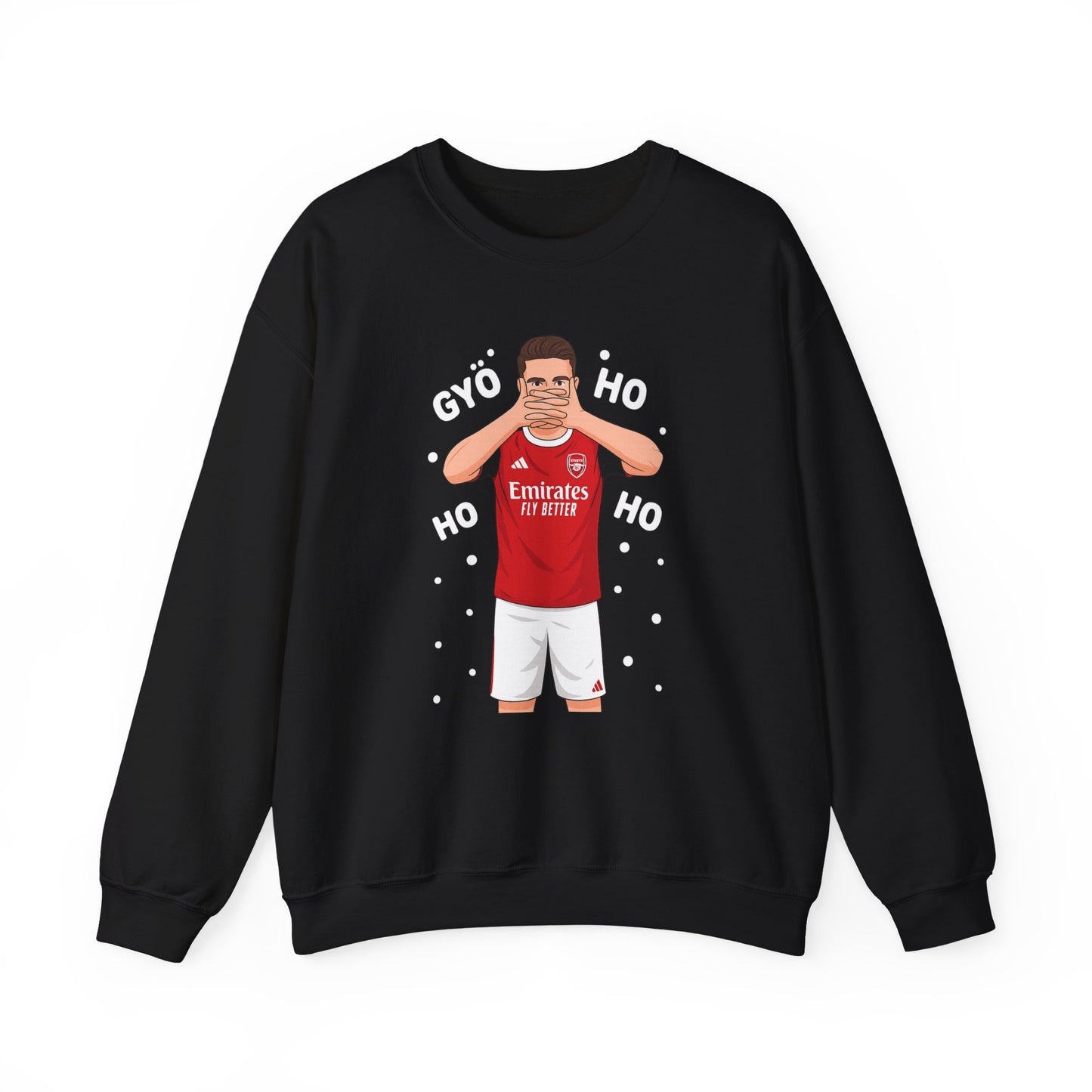 Arsenal Inspired Christmas Sweatshirt — 'Gyö Ho Ho' Player Holiday Crewneck