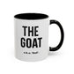 The GOAT Dad Accent Coffee Mug — 11/15oz Black-Handle Gift