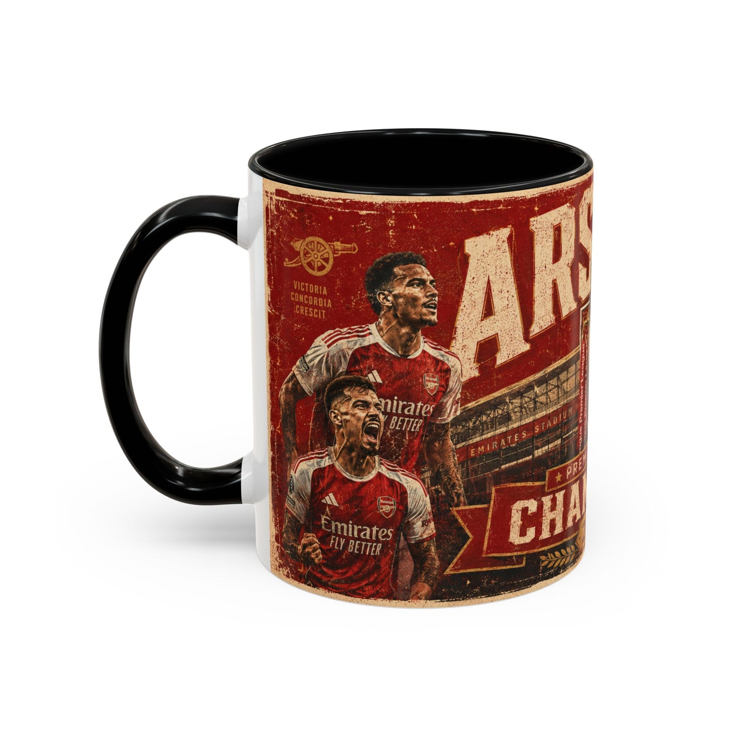 Arsenal 2026 Premier League Champions Retro Style Coffee Mug (NEW)