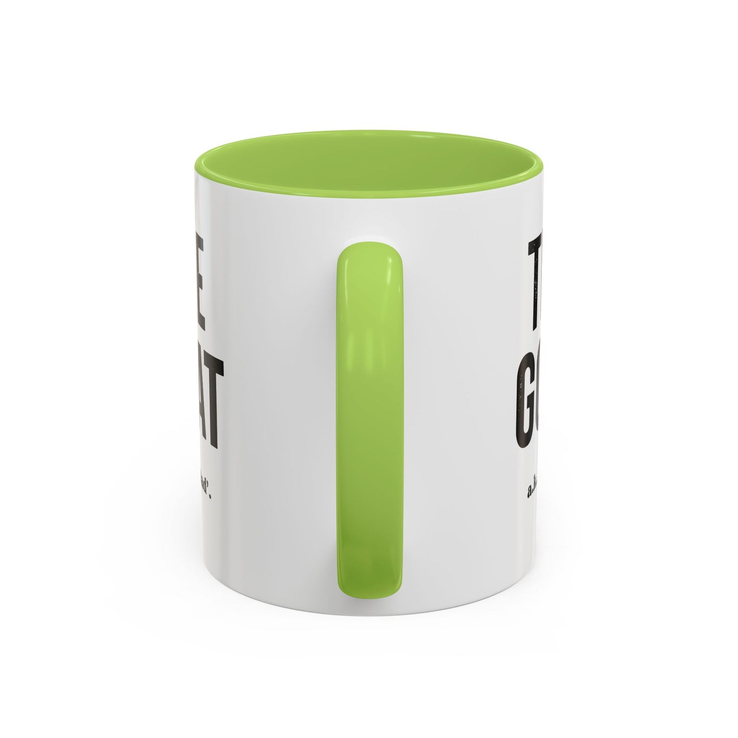 The GOAT Dad Accent Coffee Mug — 11/15oz Black-Handle Gift