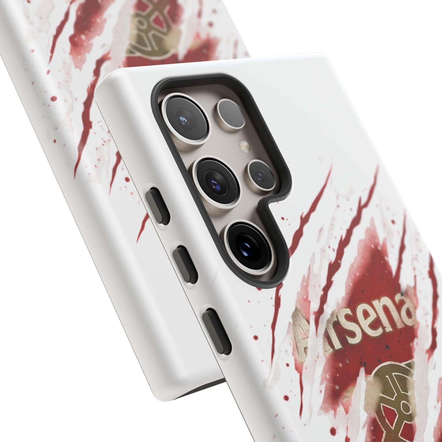 Arsenal Inspired Ripped Claw Phone Case — Football Fan Protective Cover