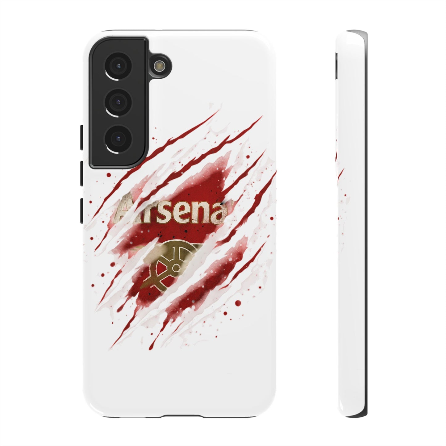 Arsenal Inspired Ripped Claw Phone Case — Football Fan Protective Cover