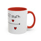 I Love You This Much Coffee Mug — Cute Stick Figure Heart Gift for Valentine’s Day & Anniversaries