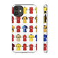 Arsenal Football Jersey Pattern Phone Case – Vintage Kit Collage Tough Cases