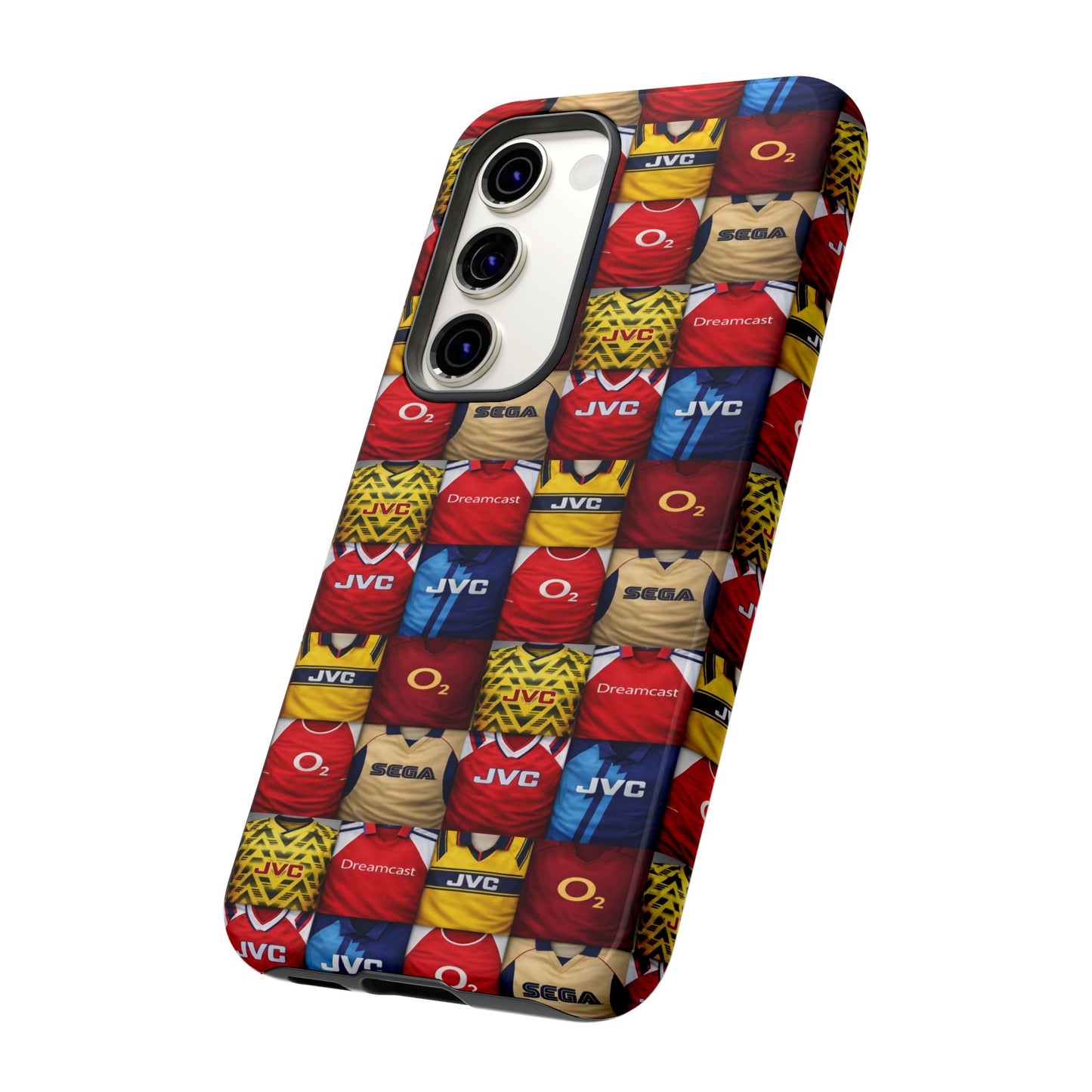 Retro Arsenal Football Shirt Mosaic Tough Phone Case