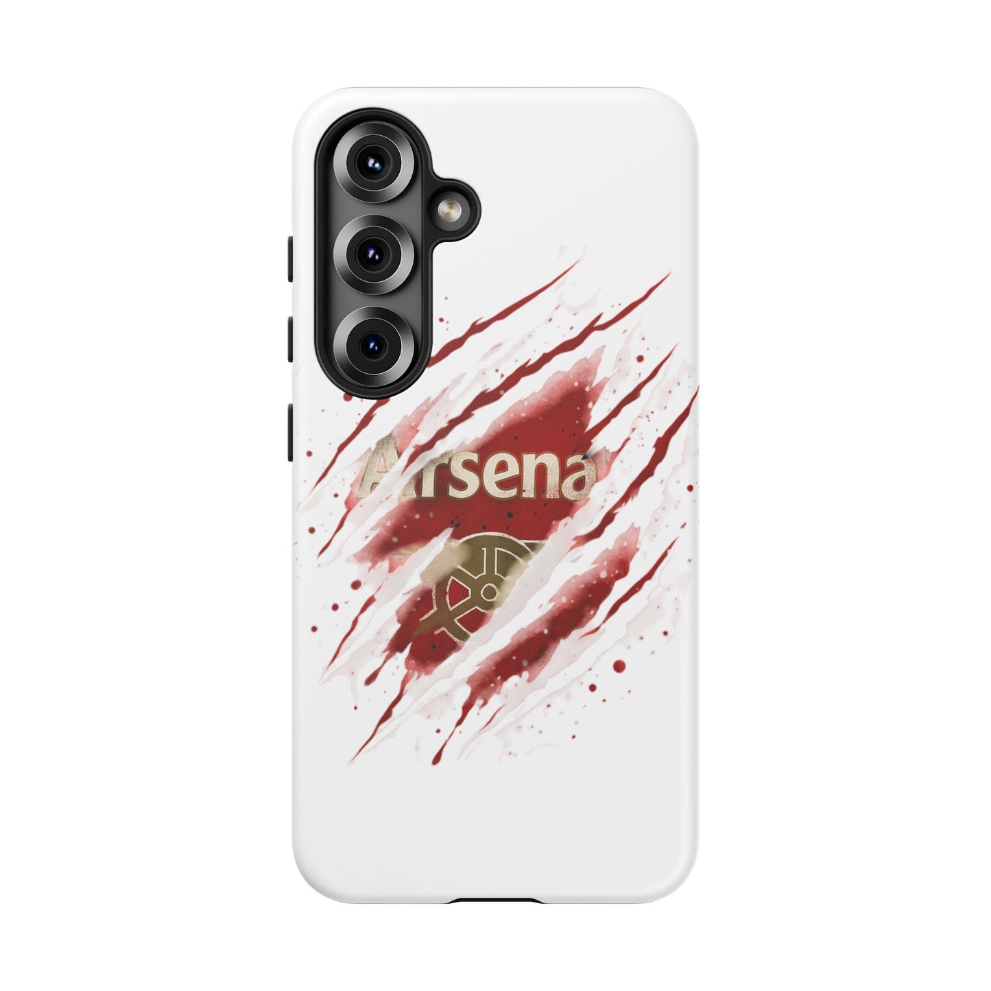Arsenal Inspired Ripped Claw Phone Case — Football Fan Protective Cover
