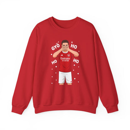 Arsenal Inspired Christmas Sweatshirt — 'Gyö Ho Ho' Player Holiday Crewneck