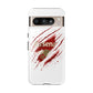 Arsenal Inspired Ripped Claw Phone Case — Football Fan Protective Cover