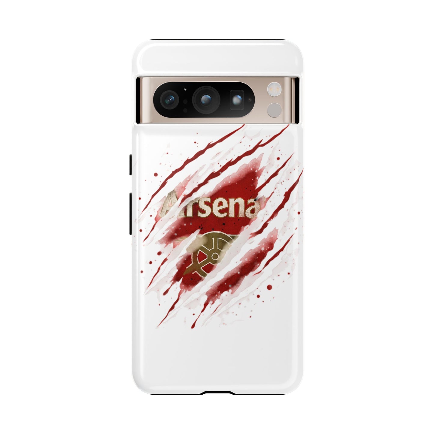 Arsenal Inspired Ripped Claw Phone Case — Football Fan Protective Cover