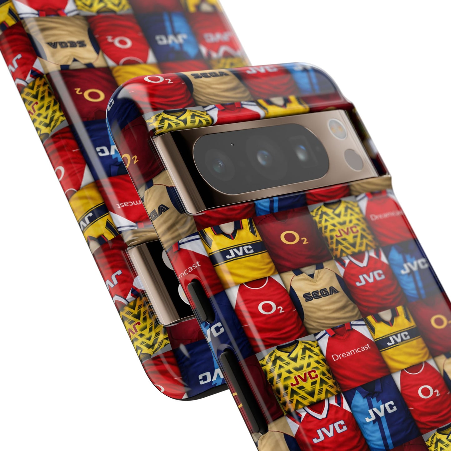 Retro Arsenal Football Shirt Mosaic Tough Phone Case