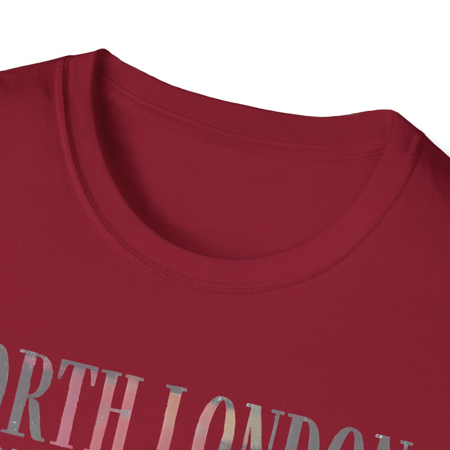North London Typography T-Shirt — Pastel Lyrics Tee