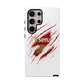 Arsenal Inspired Ripped Claw Phone Case — Football Fan Protective Cover