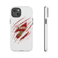 Arsenal Inspired Ripped Claw Phone Case — Football Fan Protective Cover