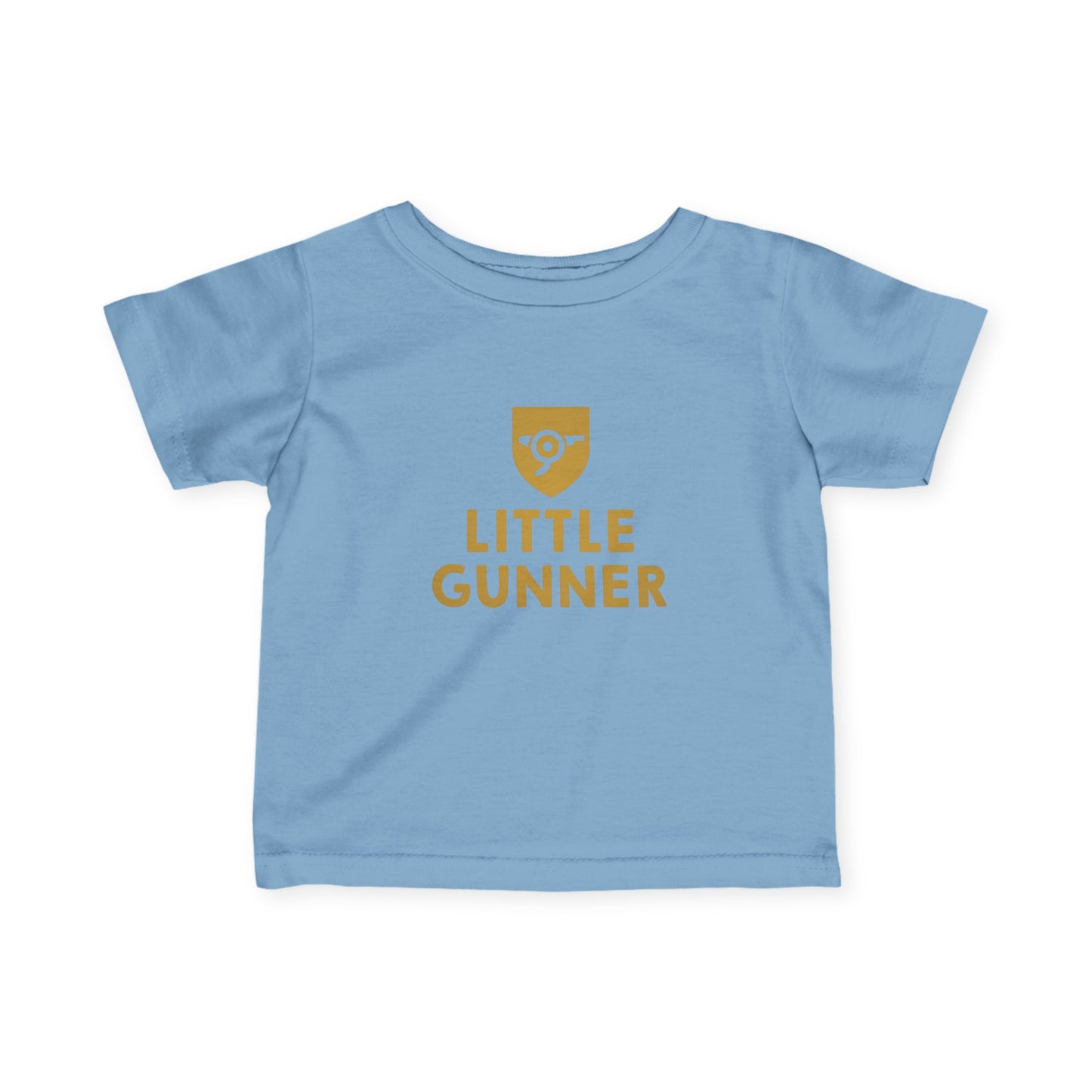 Infant Tee — Little Gunner Gold Crest Baby Shirt