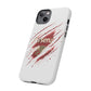 Arsenal Inspired Ripped Claw Phone Case — Football Fan Protective Cover