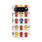 Arsenal Football Jersey Pattern Phone Case – Vintage Kit Collage Tough Cases