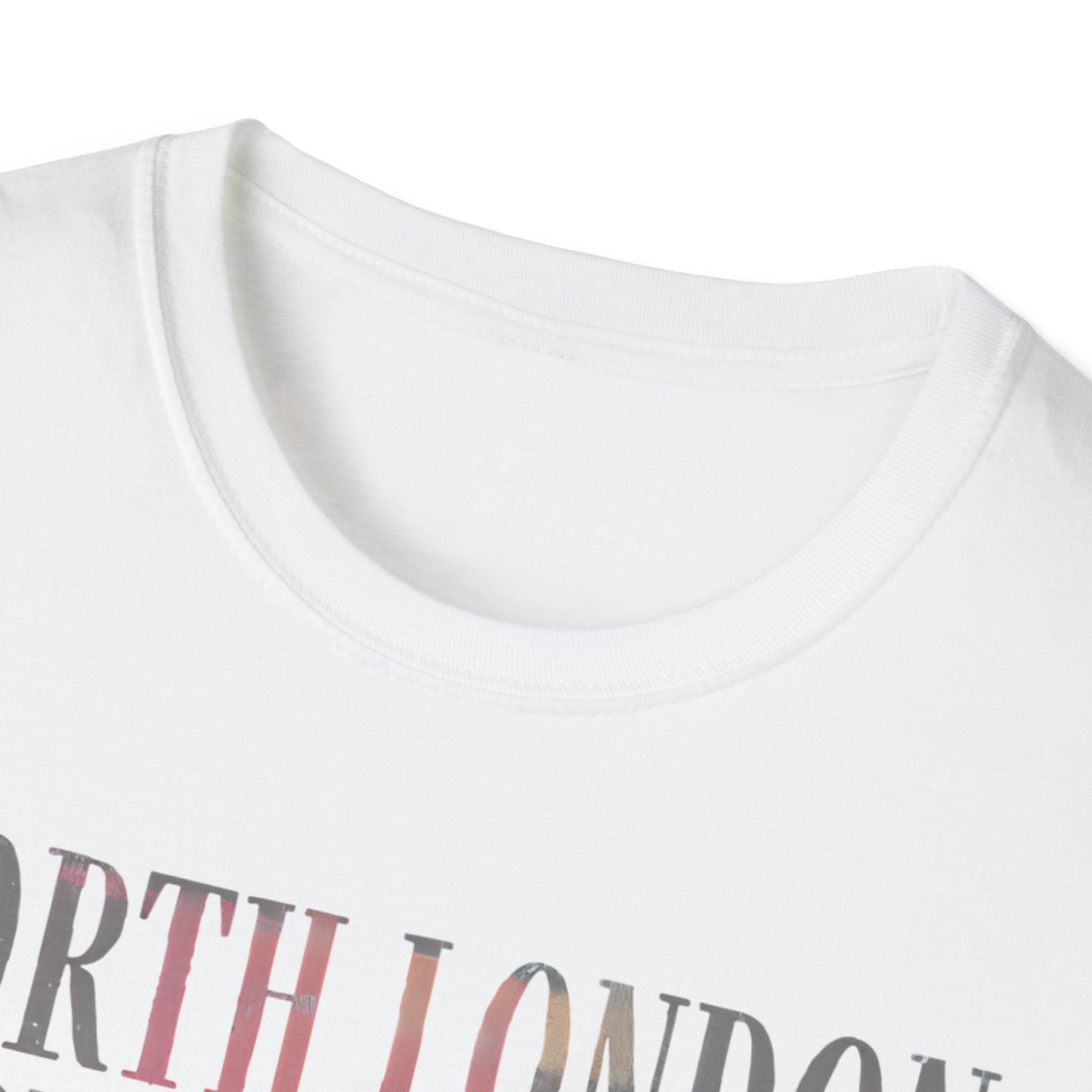 North London Typography T-Shirt — Pastel Lyrics Tee