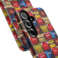 Retro Arsenal Football Shirt Mosaic Tough Phone Case