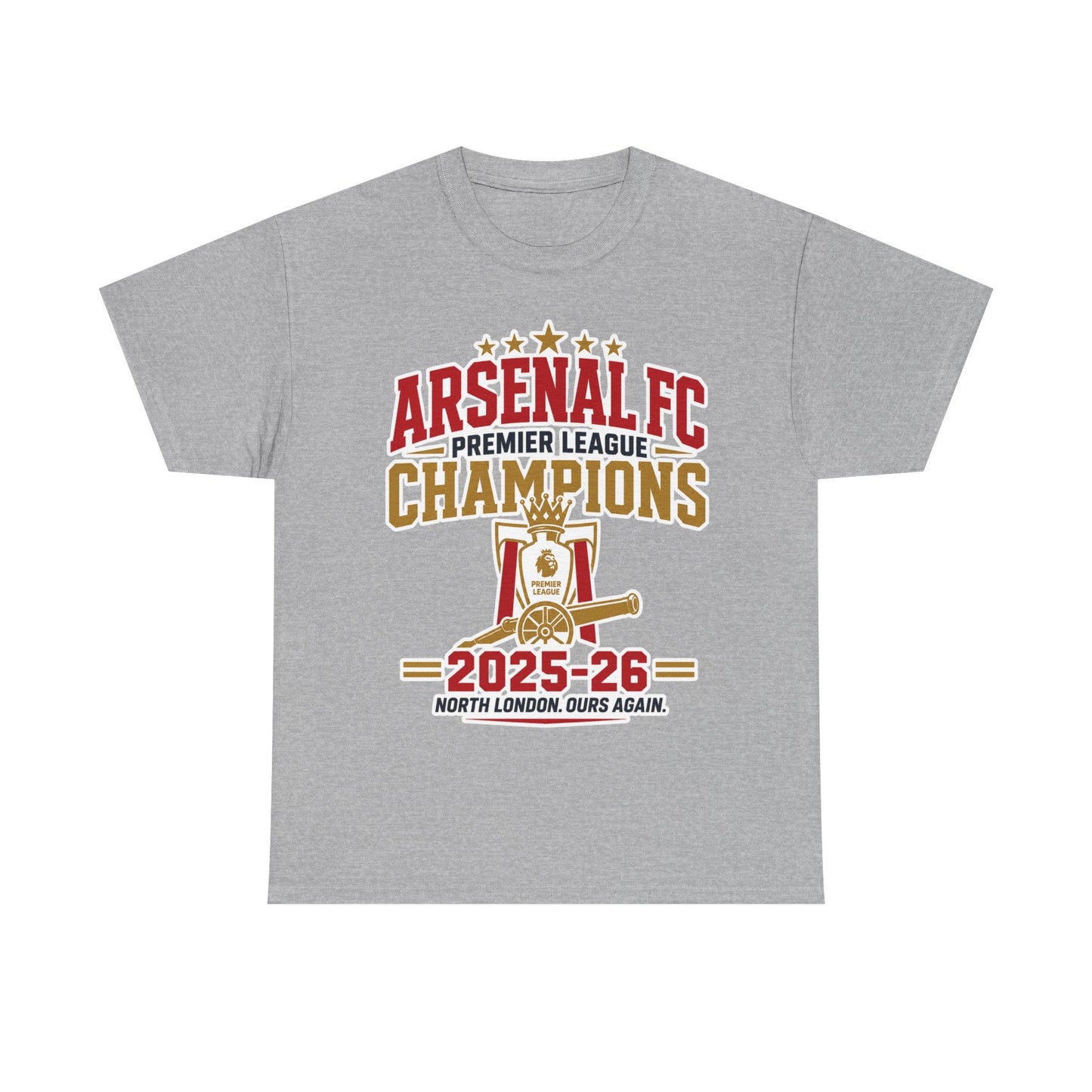 Arsenal FC Premier League Champions 2025-26 T-Shirt