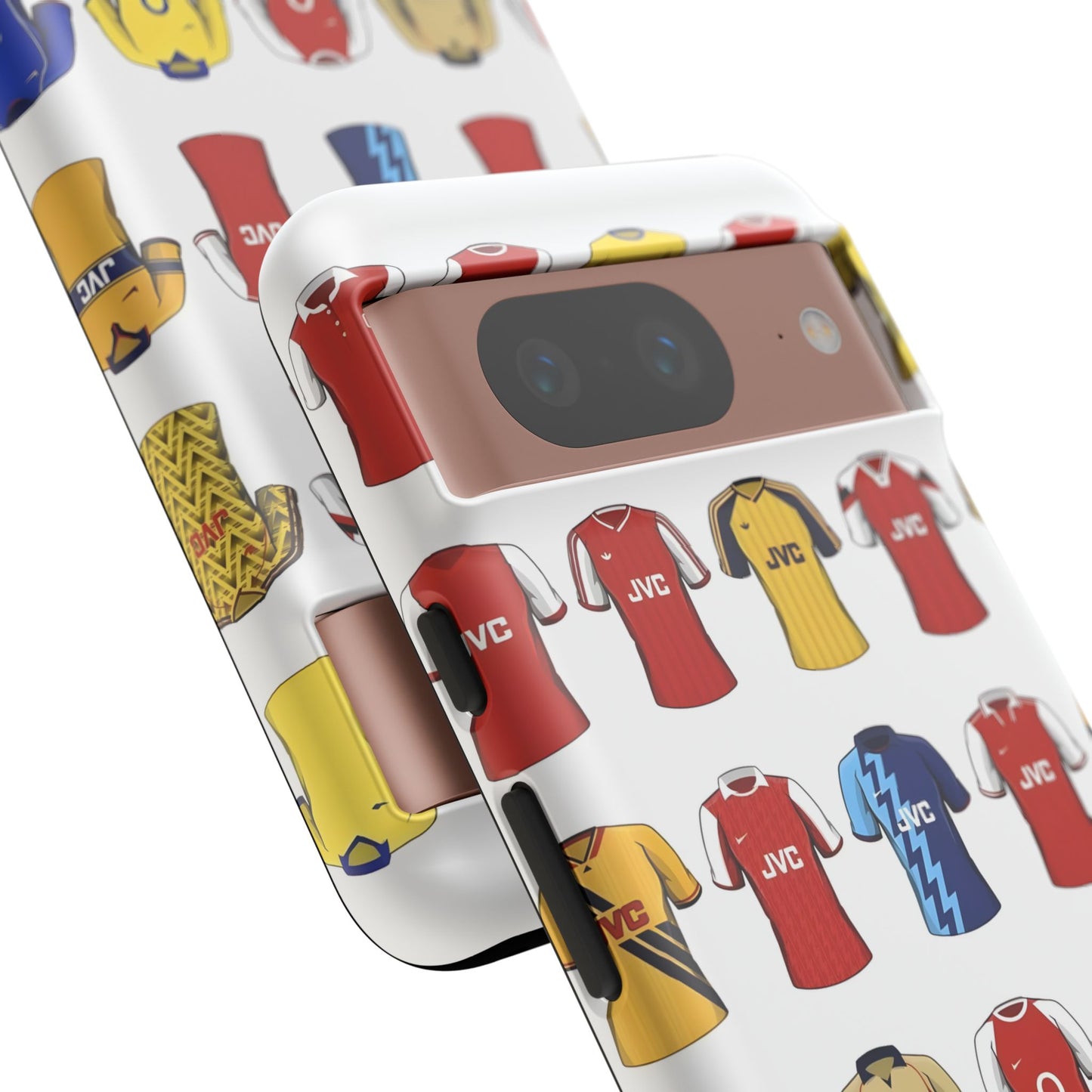 Arsenal Football Jersey Pattern Phone Case – Vintage Kit Collage Tough Cases
