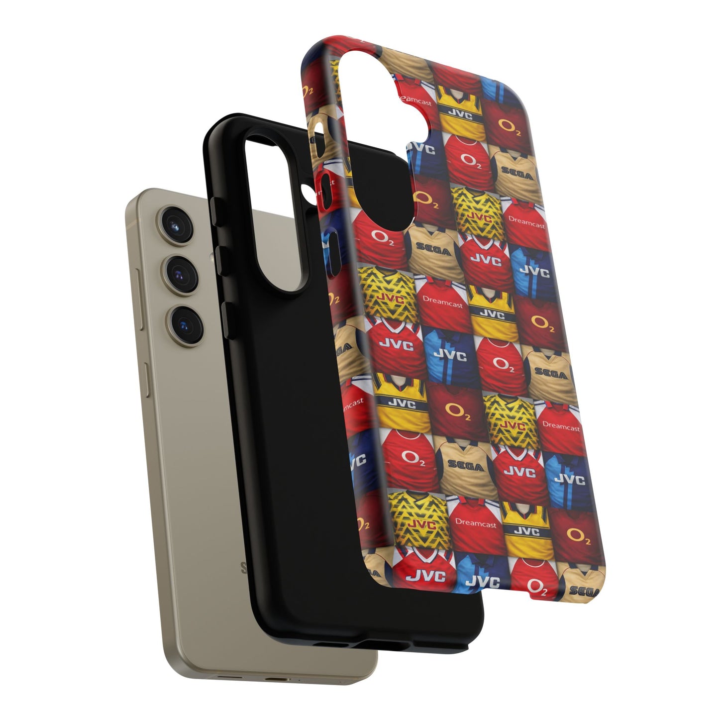 Retro Arsenal Football Shirt Mosaic Tough Phone Case