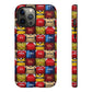 Retro Arsenal Football Shirt Mosaic Tough Phone Case