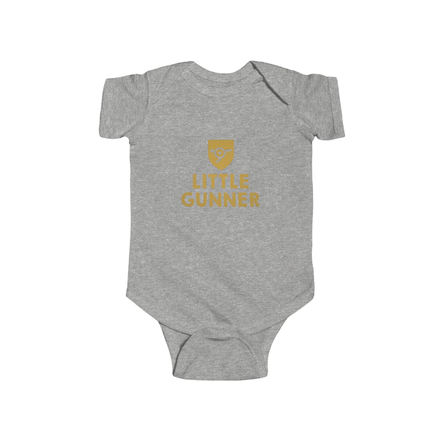 Little Arsenal Fan Baby Bodysuit – Cute Football Graphic Infant One-Piece