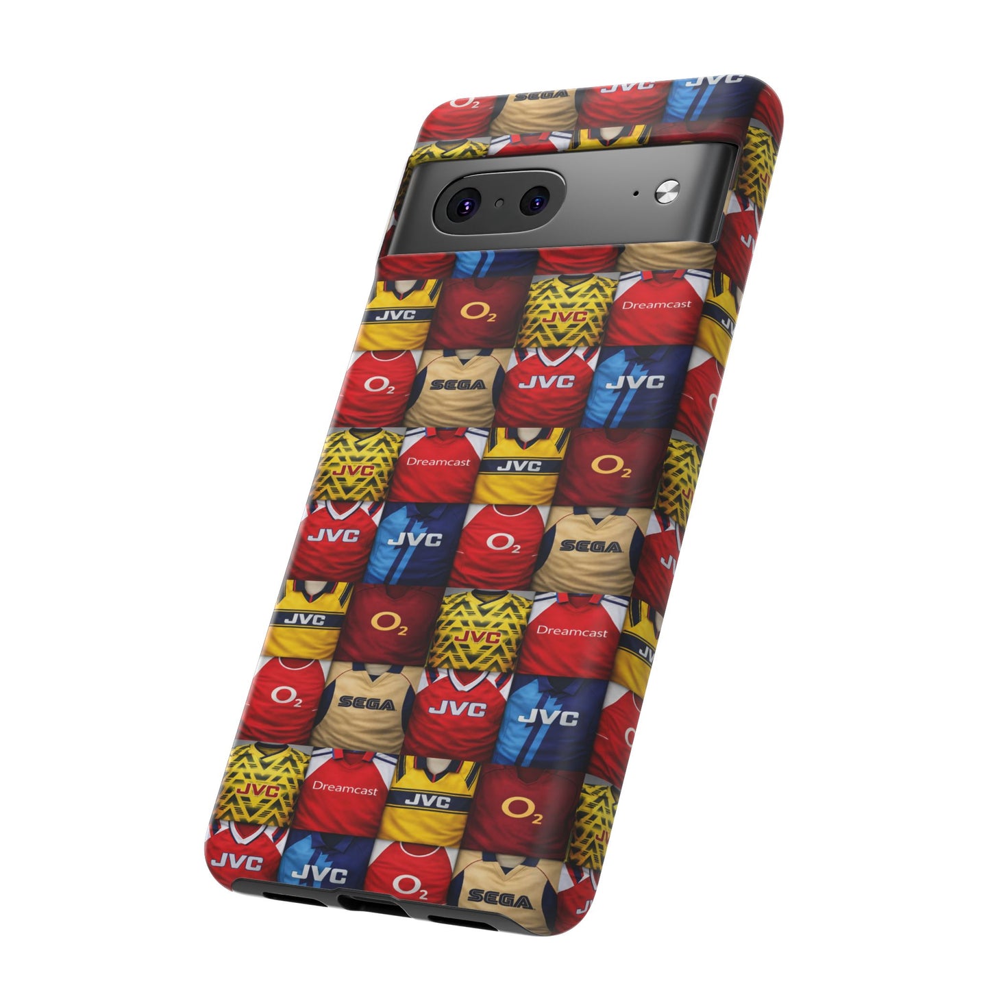 Retro Arsenal Football Shirt Mosaic Tough Phone Case