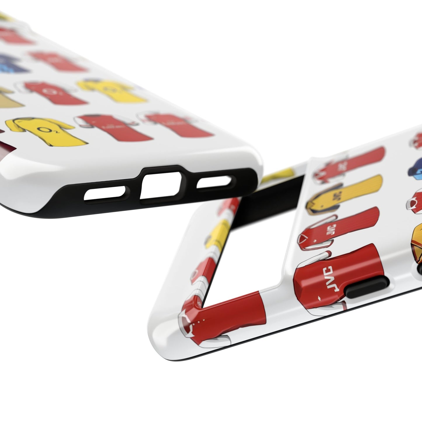 Arsenal Football Jersey Pattern Phone Case – Vintage Kit Collage Tough Cases