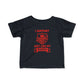 Infant Tee — “I Support Arsenal Just Like Daddy’s” Baby Football Fan Shirt