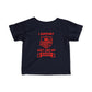 Infant Tee — “I Support Arsenal Just Like Daddy’s” Baby Football Fan Shirt