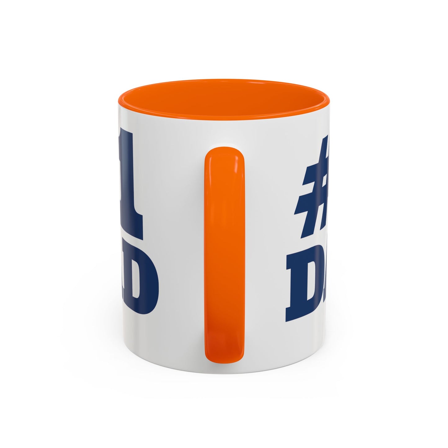 #1 Dad Accent Coffee Mug — Father's Day Gift 11/15oz