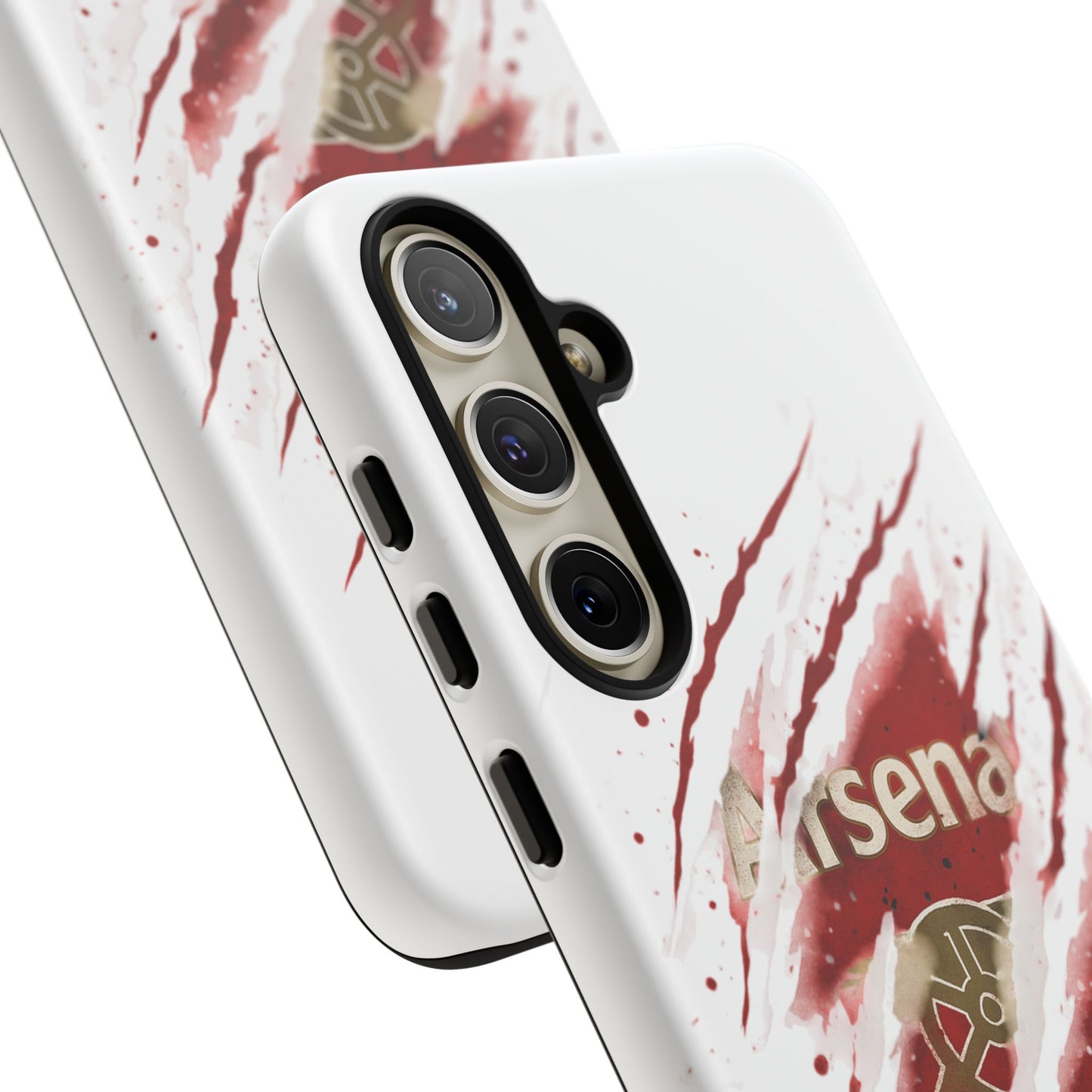 Arsenal Inspired Ripped Claw Phone Case — Football Fan Protective Cover