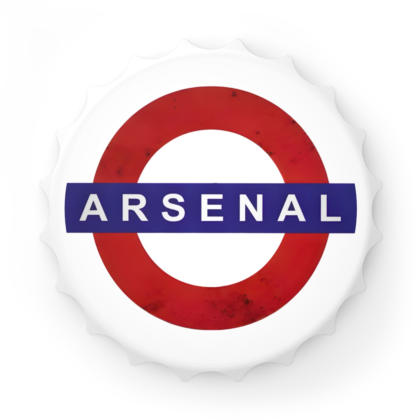 Arsenal Bottle Opener Fridge Magnet