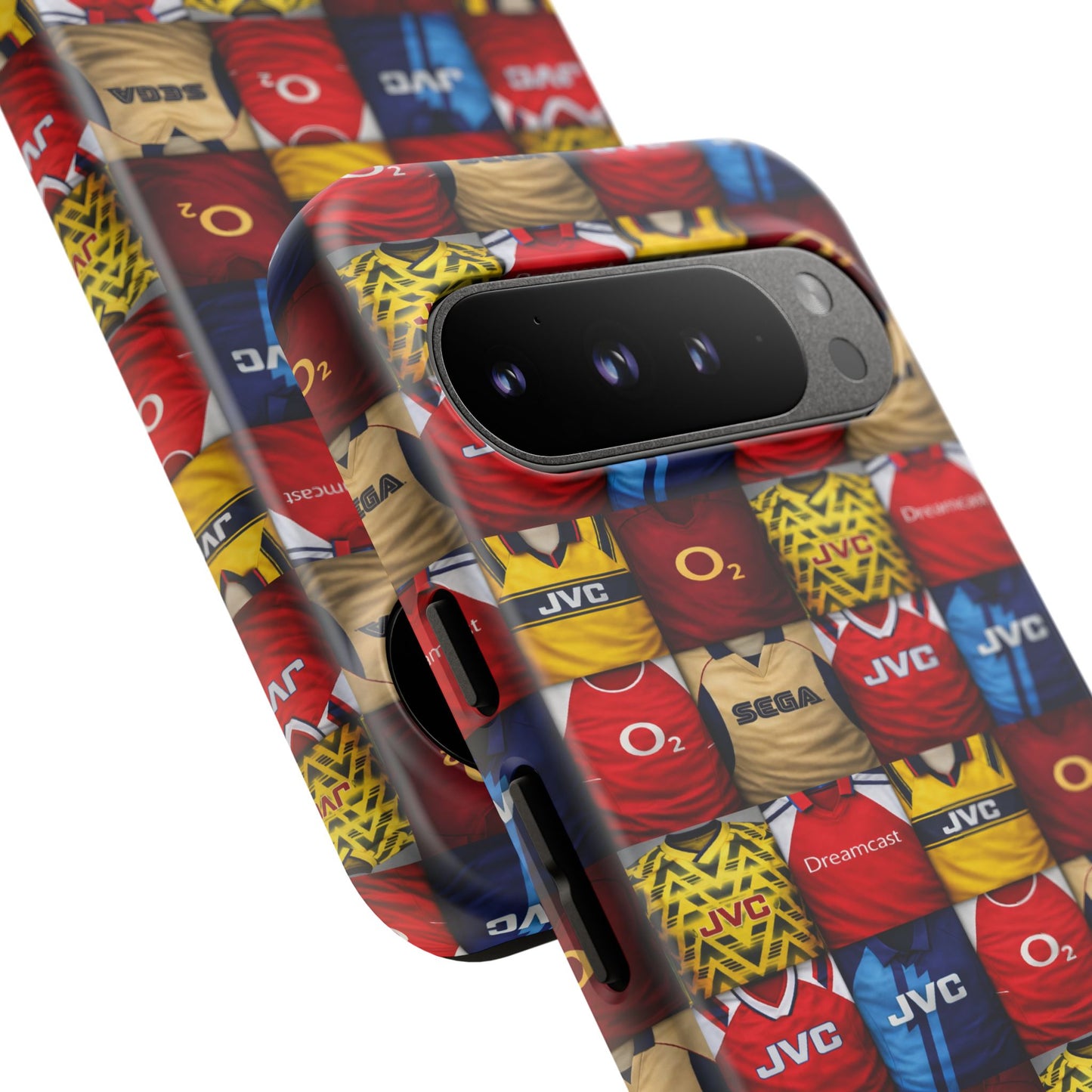 Retro Arsenal Football Shirt Mosaic Tough Phone Case