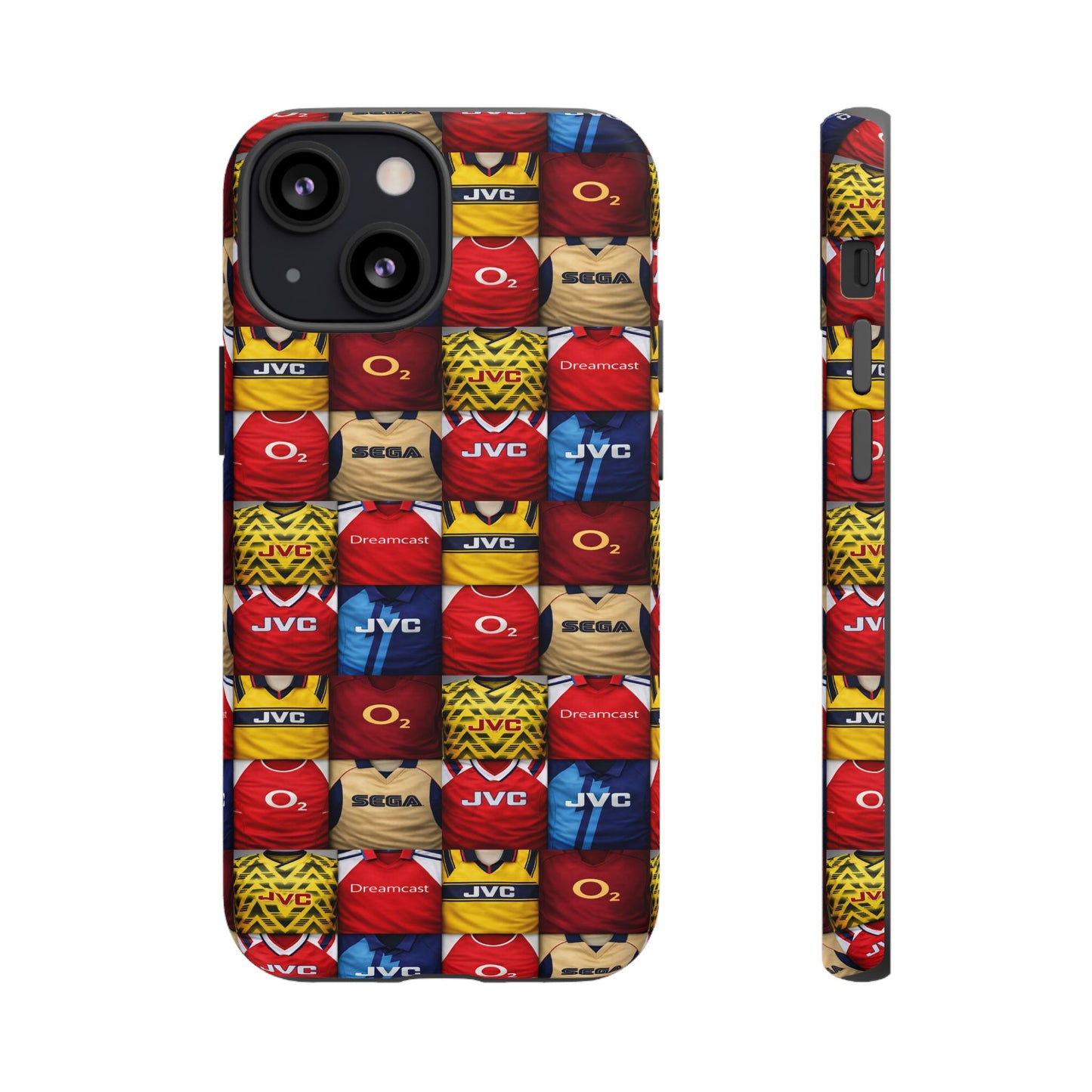 Retro Arsenal Football Shirt Mosaic Tough Phone Case