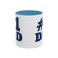 #1 Dad Accent Coffee Mug — Father's Day Gift 11/15oz