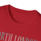 North London Typography T-Shirt — Pastel Lyrics Tee