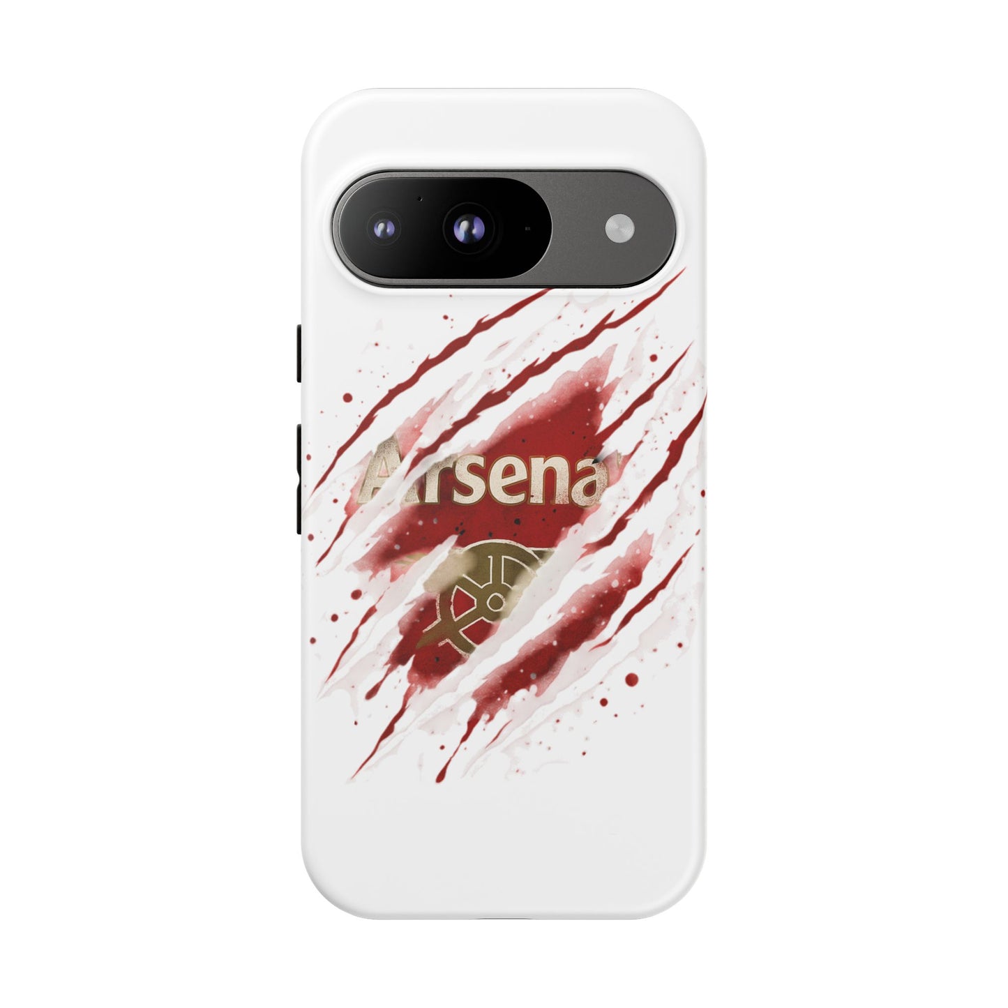 Arsenal Inspired Ripped Claw Phone Case — Football Fan Protective Cover