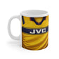 Arsenal Bergkamp Football Jersey Mug — Yellow JVC Classic Team Cup