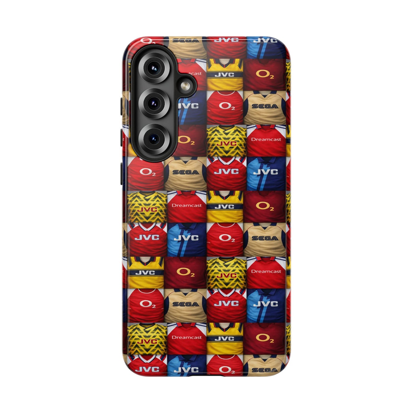 Retro Arsenal Football Shirt Mosaic Tough Phone Case