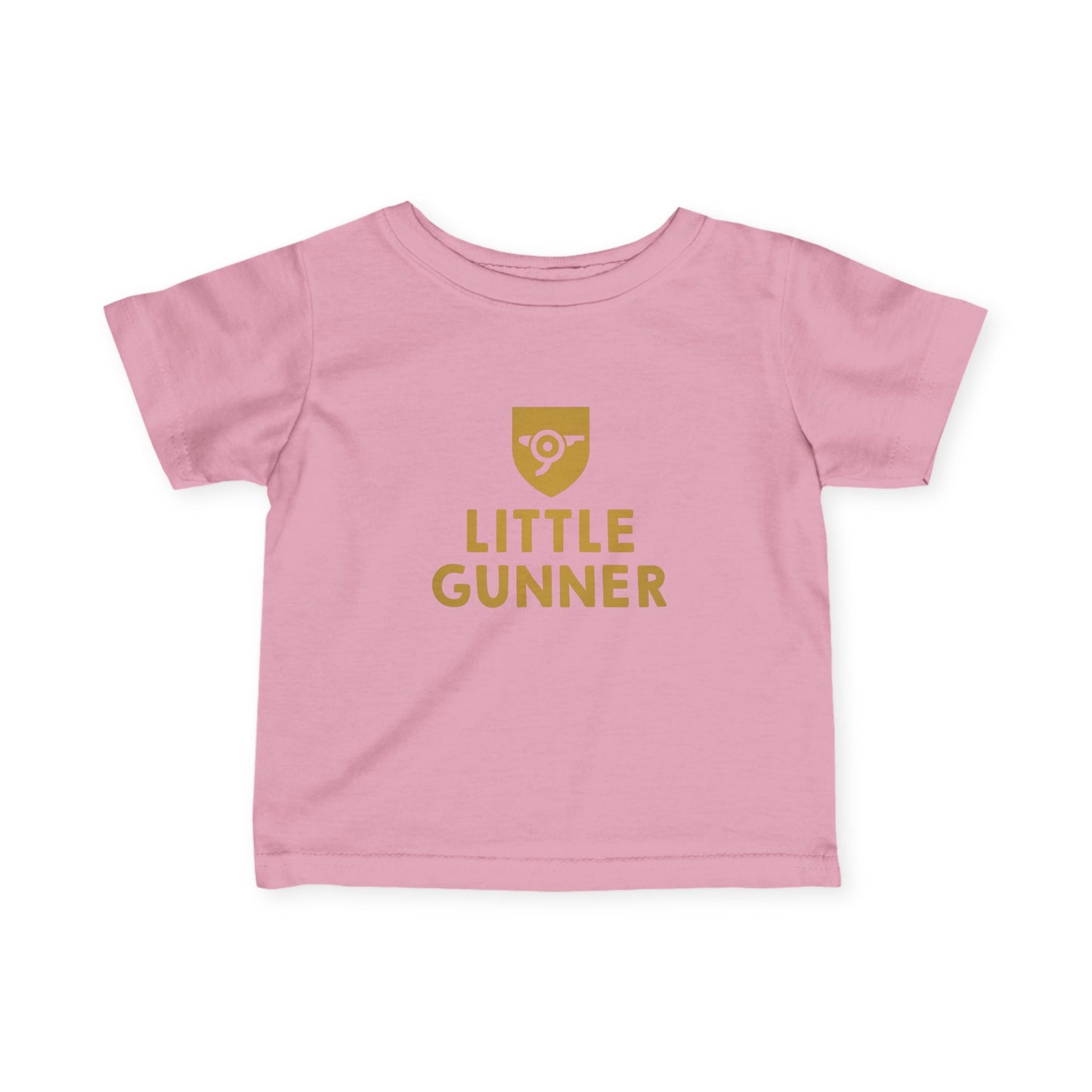 Infant Tee — Little Gunner Gold Crest Baby Shirt