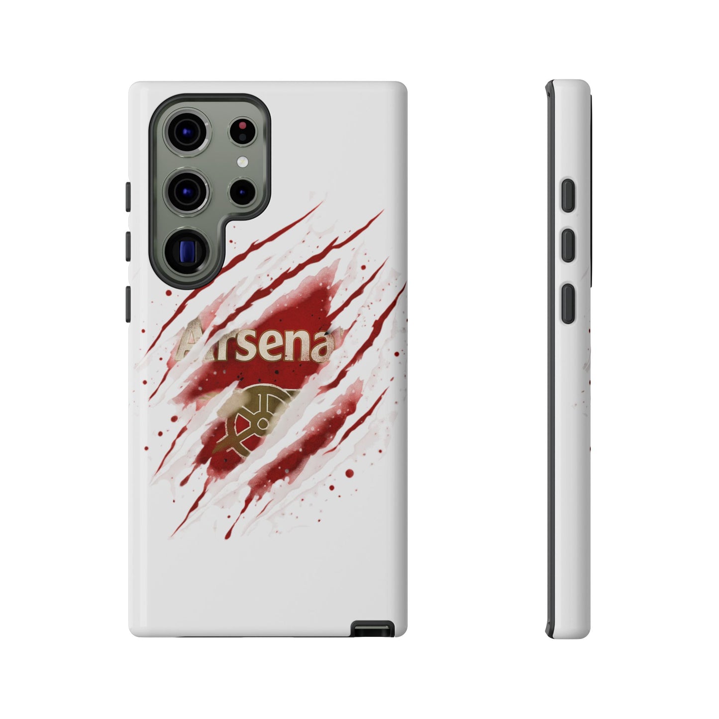 Arsenal Inspired Ripped Claw Phone Case — Football Fan Protective Cover