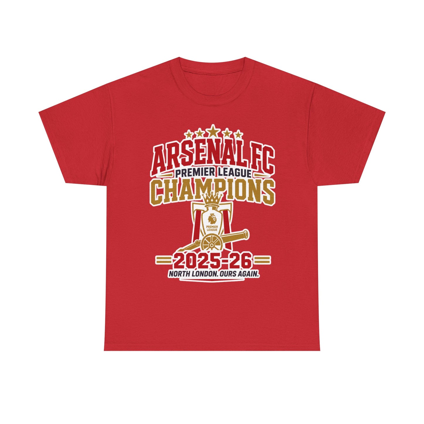 Arsenal FC Premier League Champions 2025-26 T-Shirt