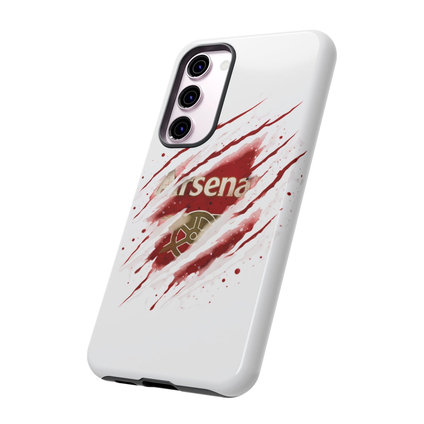 Arsenal Inspired Ripped Claw Phone Case — Football Fan Protective Cover