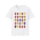 Soccer Jersey Icons T-Shirt — Retro Football Kit Grid Tee