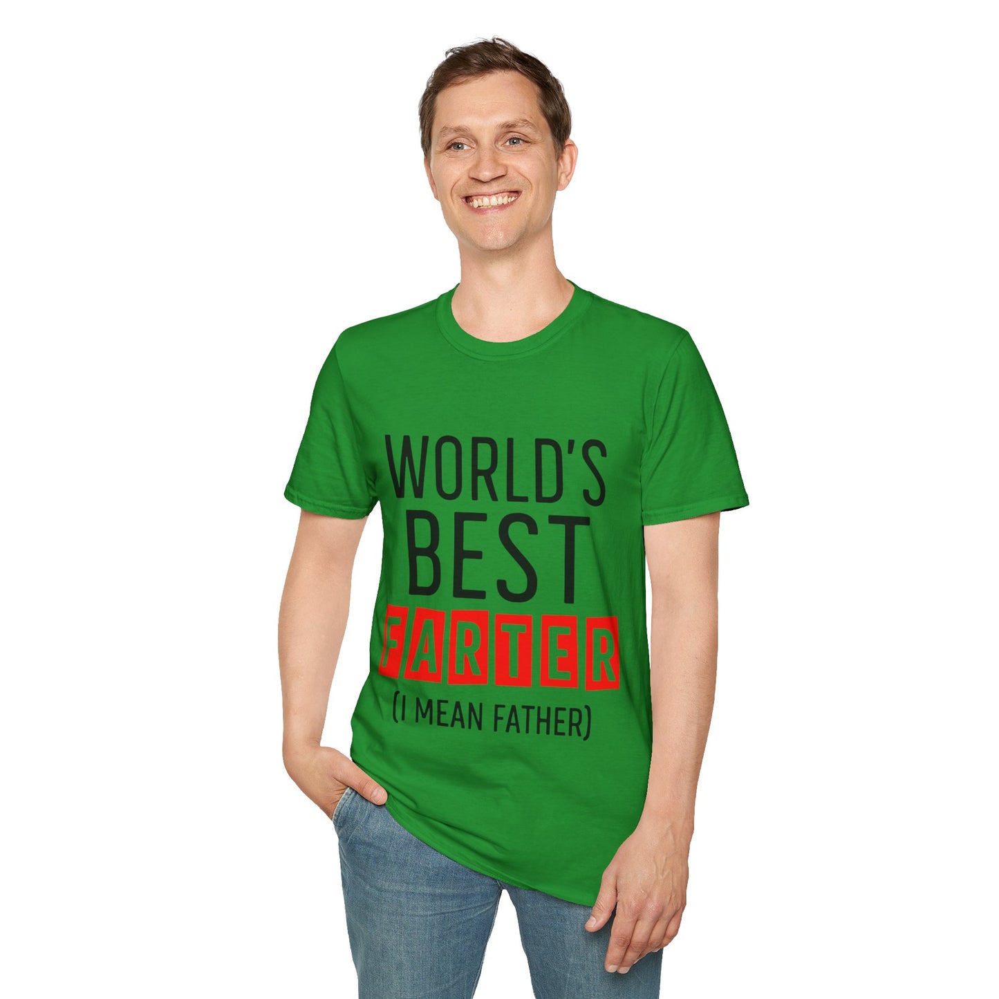 World's Best Farter (I Mean Father) T-Shirt — Funny Father's Day Gift
