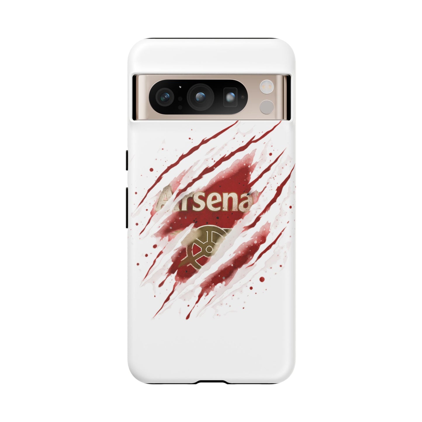Arsenal Inspired Ripped Claw Phone Case — Football Fan Protective Cover